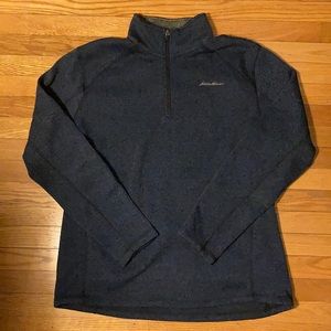 Eddie Bauer 3/4 zip pull over